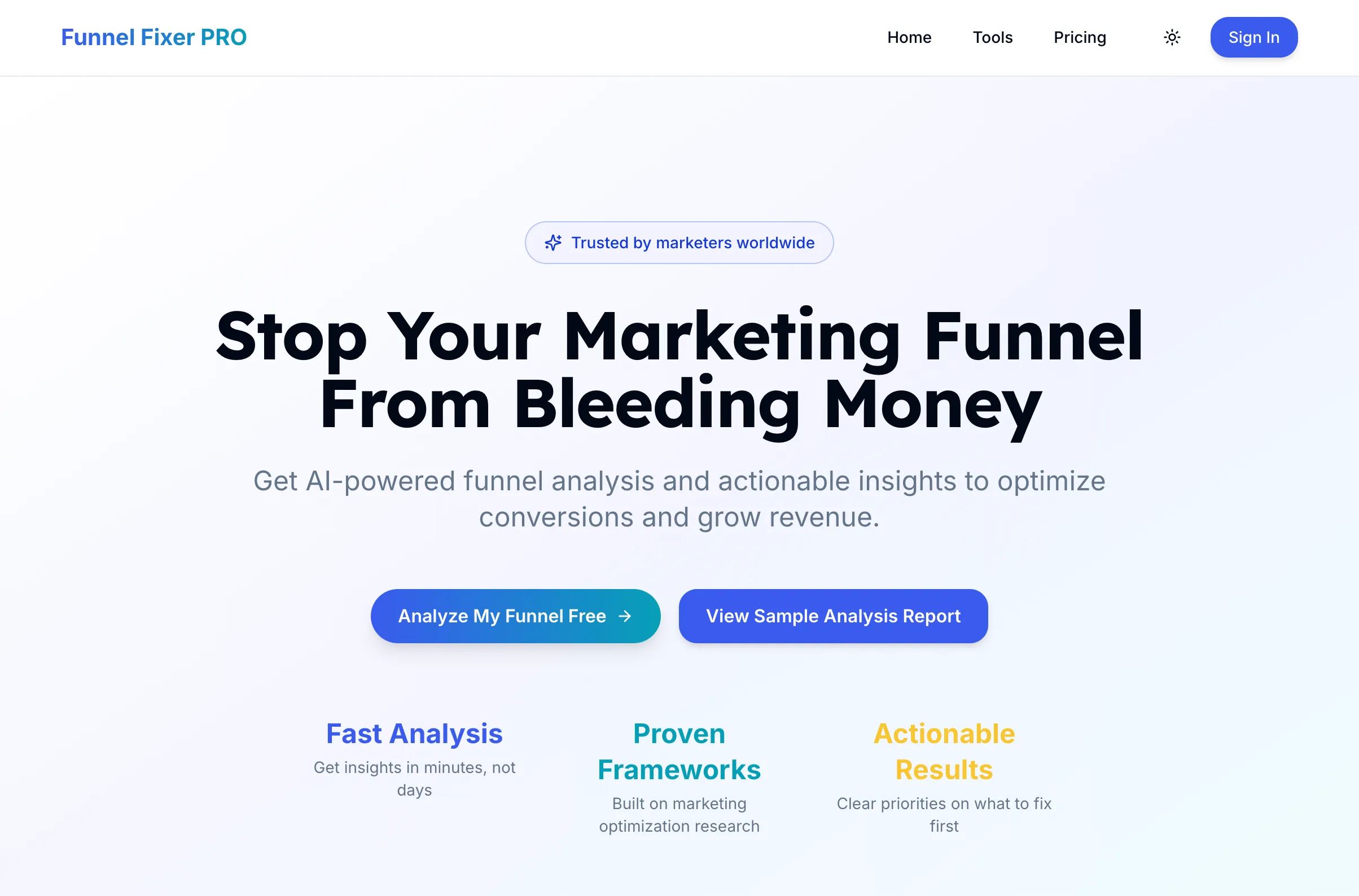 Funnel Fixer Pro preview
